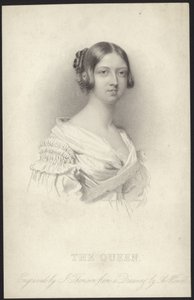Viktória királynő portréja
